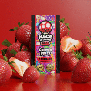 strawberry mushroom gummies